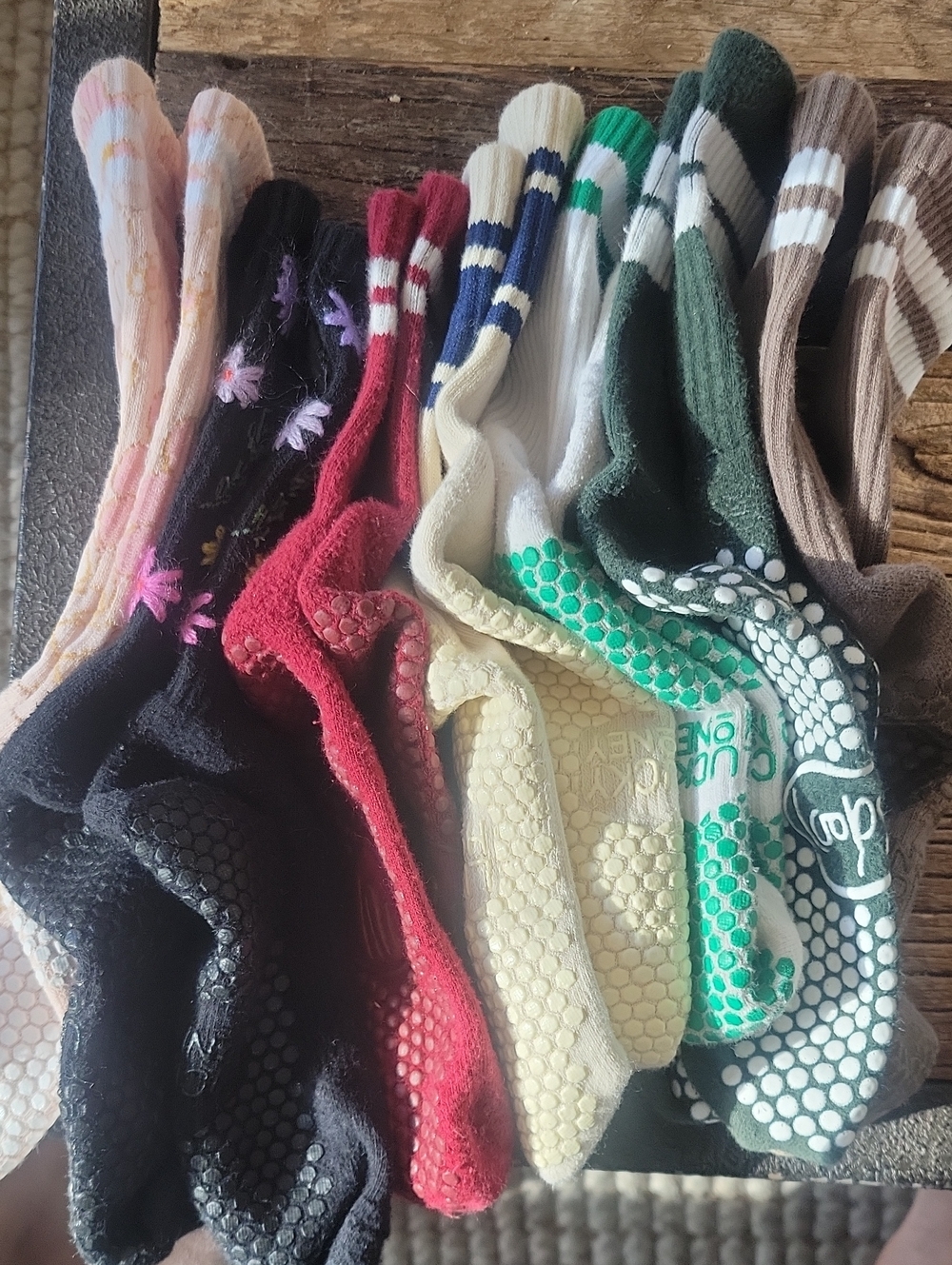 Honey Love & More Lagree/Pilates Non-Slip Grip Socks - Assorted Colors